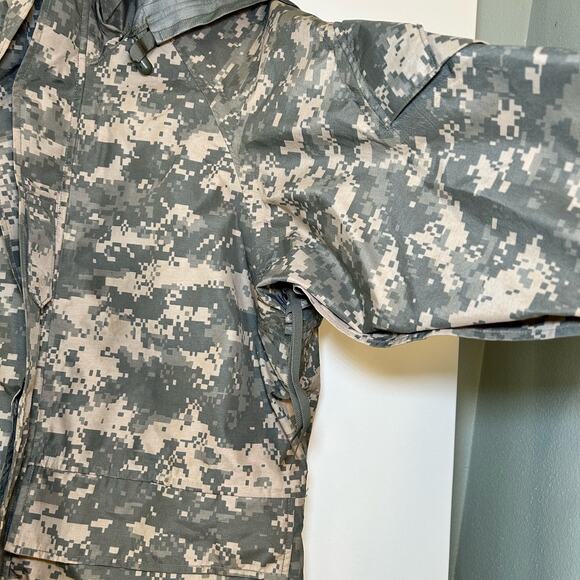 Camouflage Military Parka Jacket Camo Coat Nylon Hooded Cold Weather Medium - Picture 5 of 13